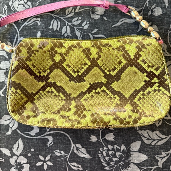 Christian Dior Python Ponyhair Malice Shoulder Bag - Picture 4 of 7